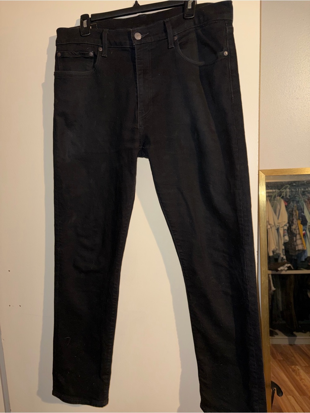 Levi’s Men's Black Straight-Leg 502 Jeans